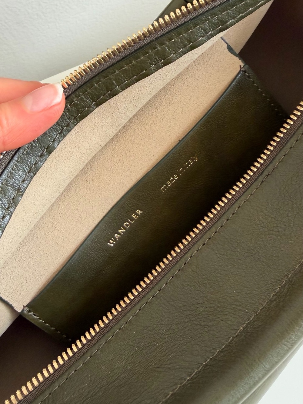 Ida bag in olive dark green - Picture 8 of 8